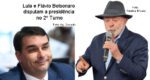 Lula e Flávio Bolsonaro disputam a presidência no 2º Turno