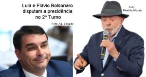 Lula e Flávio Bolsonaro