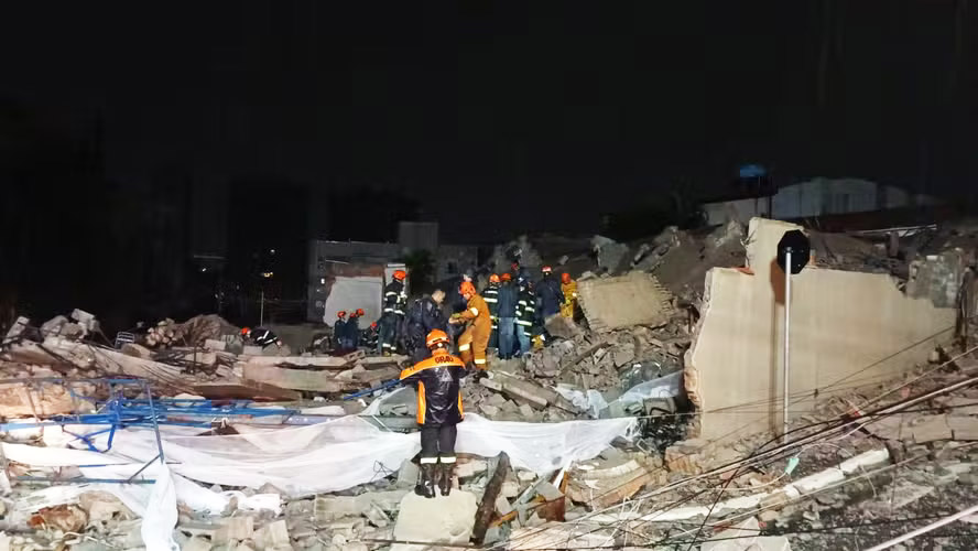 Predio desaba - bombeiros - divulgação