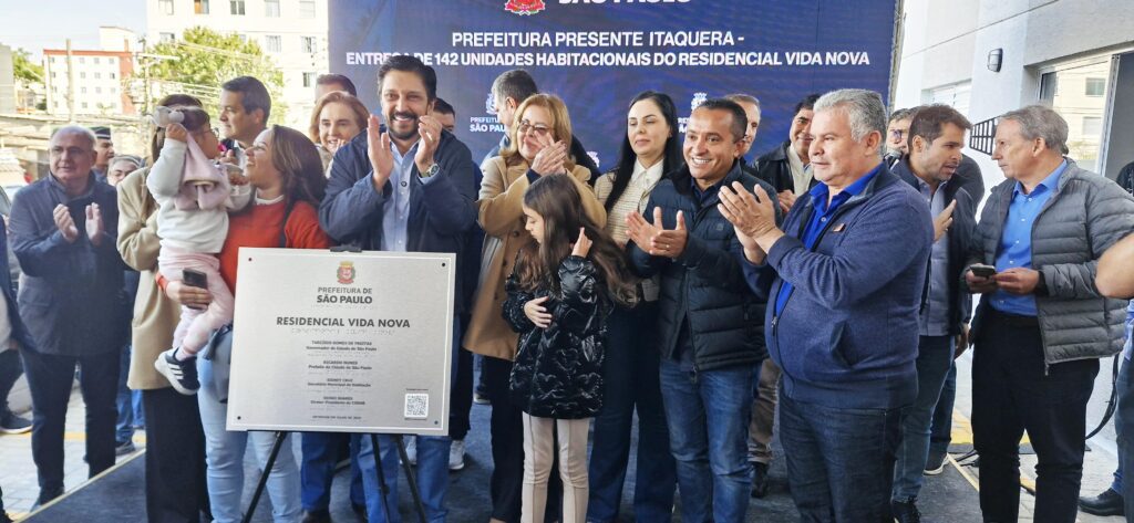 Prefeito Ricardo Nunes Itaquera - Foto Riselda Morais