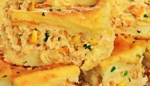 Torta de liquidificador de frango