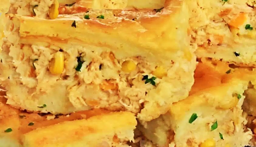 Torta de liquidificador de frango